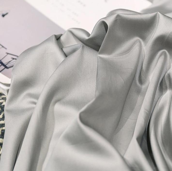 High Quality Egyptian Cotton Duvet Cover Set Grey White Beige Bedding Set