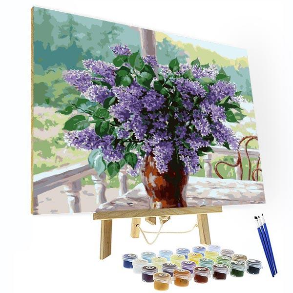 Paint by Number Kit -- Garden lavender Deco26