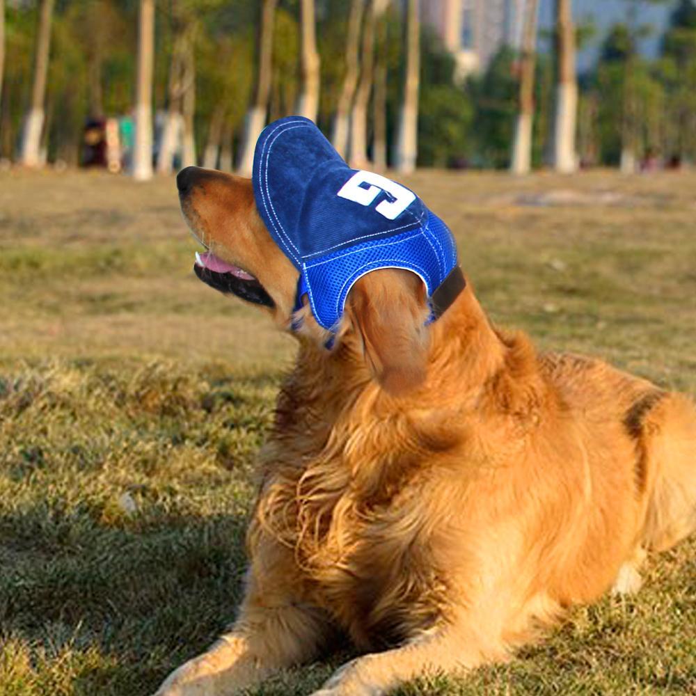Breathable Cute Dog Baseball Sun Cap With Ear Holes