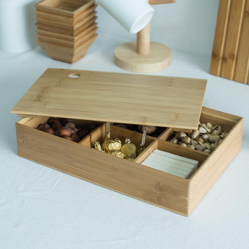 Bamboo Candies/Nuts Storage Box