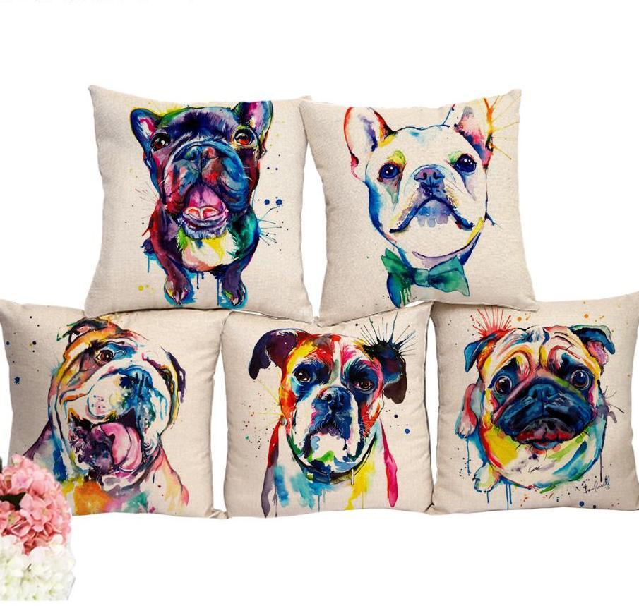 Dog Family Cushion Cover B