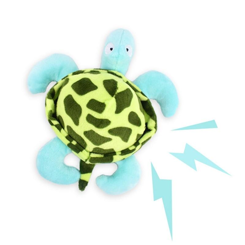 Turtle Shaped Dog Squeaky Chew Toy